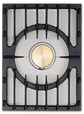Classique burner: ideal for sautéing and searing Lacanche 18,000 BTU burner