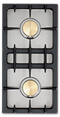 (2) 11,000 BTU burners: your “everyday” burner Lacanche (2) 11,000 BTU burners