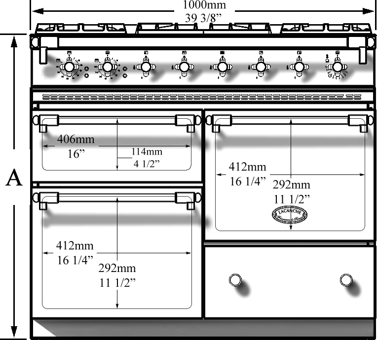 Chagny front dimensions