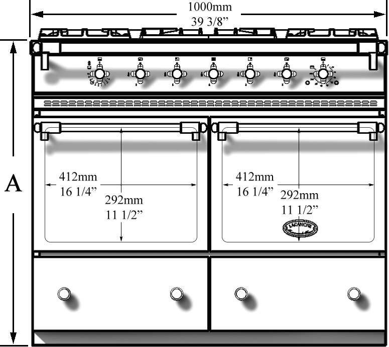 Cluny front dimensions