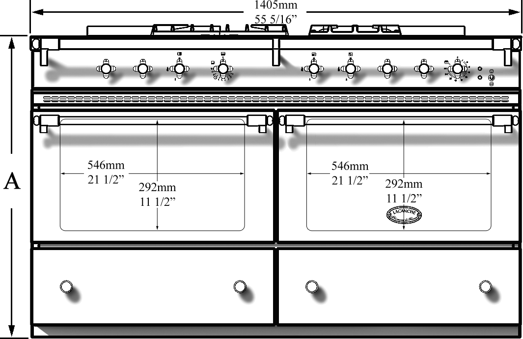 Sully front dimensions